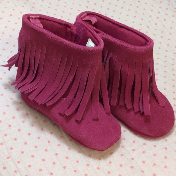 hot pink moccasins